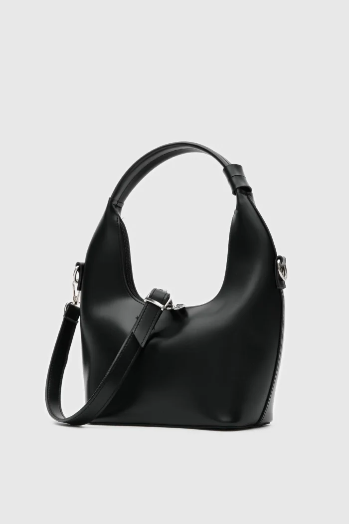 Elegant Black Hobo Bag - Image 3