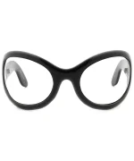 Stylish Oversized Blue Lens Sunglasses - Image 21