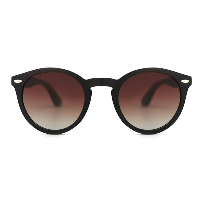 Classic Wooden Frame Sunglasses - Image 3
