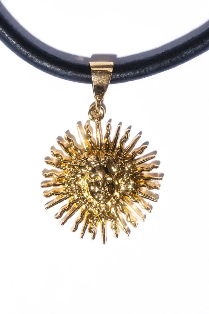 Radiant Sunburst Pendant Necklace - Image 4