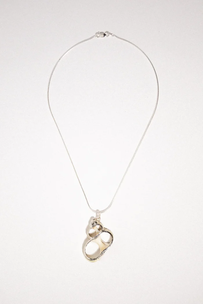 Artisan Crafted Abstract Necklace - Image 2