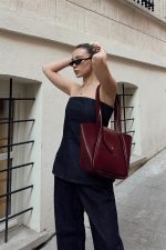 Elegant Maroon Handbag - Image 9