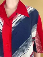 Chic Striped Oversized Shirt - Image 3