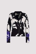 Abstract Pattern Zip-Up Knitwear - Image 5