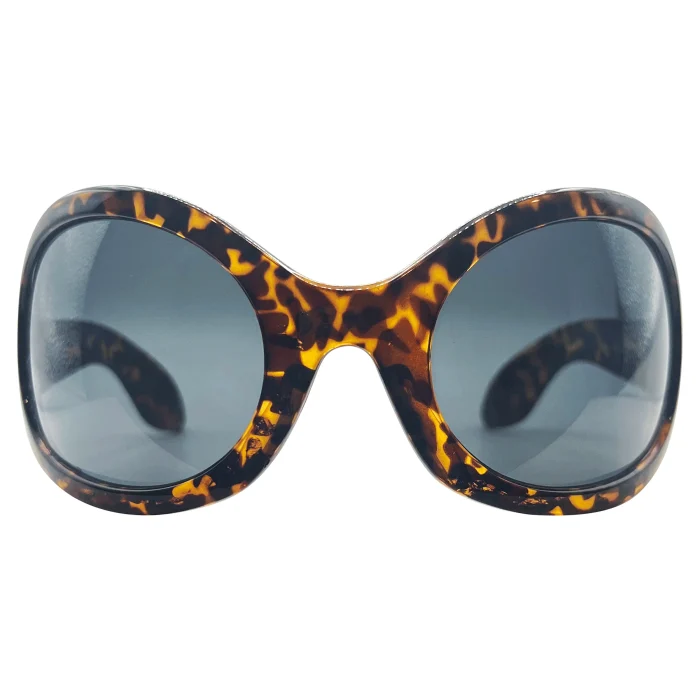 Stylish Oversized Blue Lens Sunglasses - Image 8