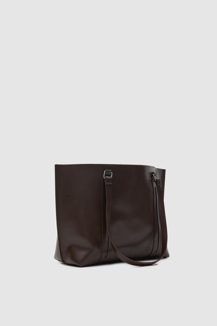 Elegant Brown Tote Bag - Image 4