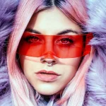 Red Stylish Sunglasses - Image 2