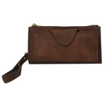 Vintage Leather Wristlet Wallet - Image 2