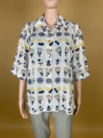 Elegant Floral Print Women'S Shirt - Image 2