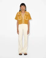 Classic Mustard Button-Down Shirt