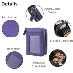 Stylish And Practical Purple Wallet - Image 4