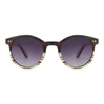 Stylish Wooden Frame Sunglasses - Image 4