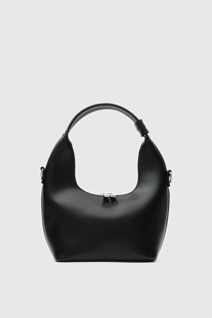 Elegant Black Hobo Bag - Image 2