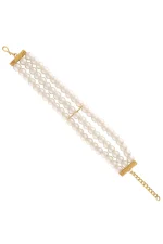 Elegant Faux Pearl Multi-Strand Bracelet - Image 2