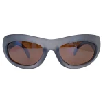 Classic Black Wraparound Sunglasses - Image 5