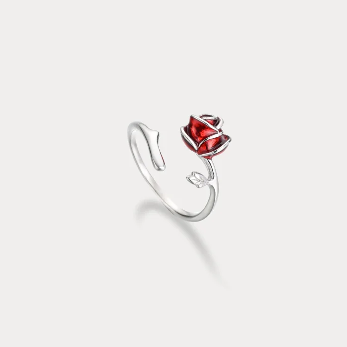 Elegant Rose Bloom Ring - Image 4