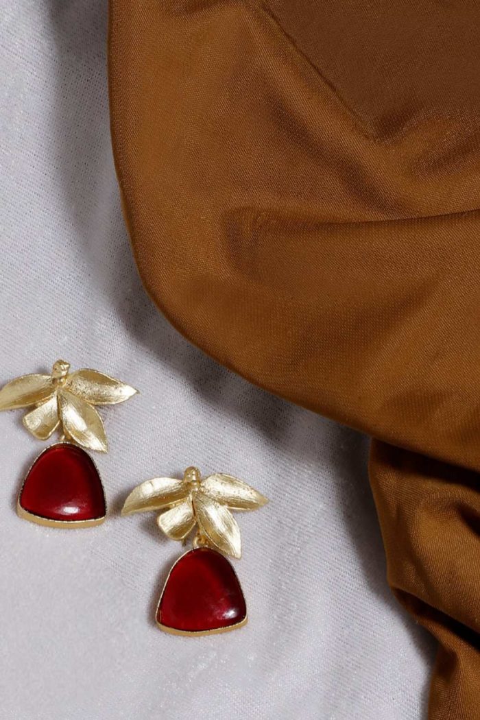 Elegant Butterfly Drop Earrings - Image 3