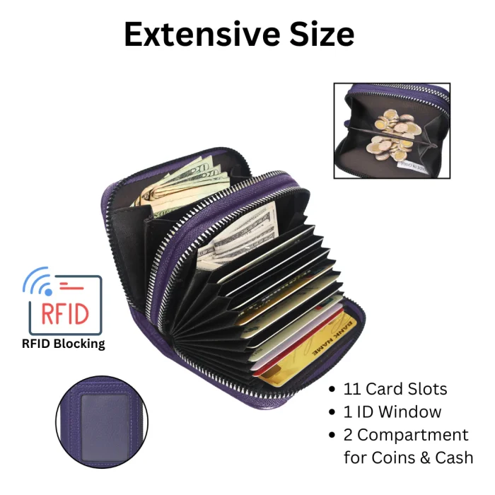 Stylish And Practical Purple Wallet - Image 5