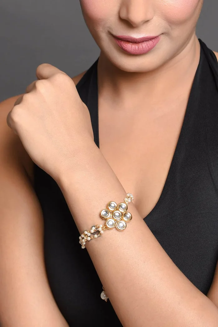 Elegant Pearl-Inspired Bracelet - Image 2