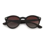 Classic Wooden Frame Sunglasses - Image 2