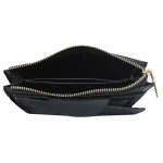 Compact Black Wristlet Wallet - Image 4