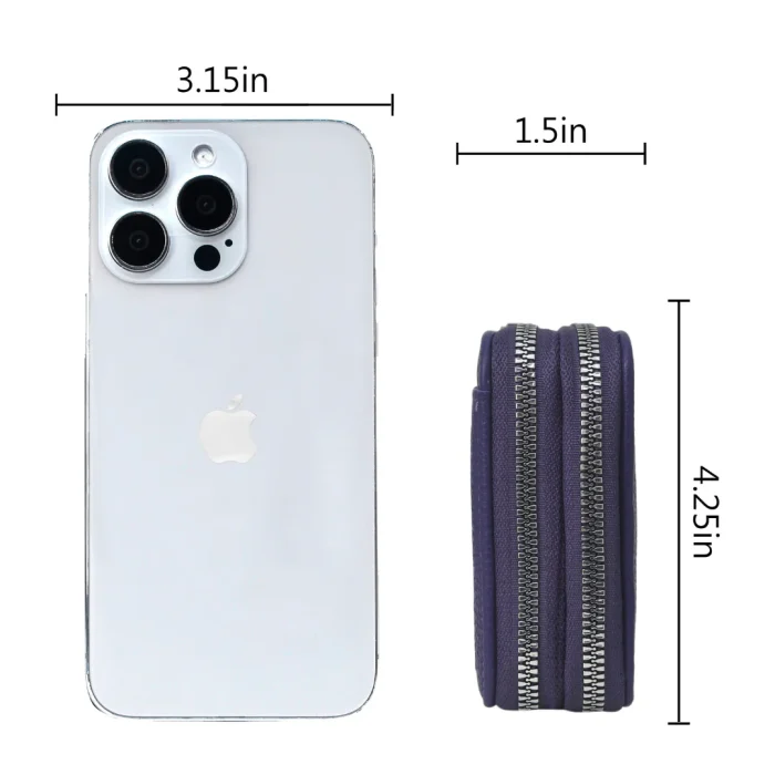 Stylish And Practical Purple Wallet - Image 3