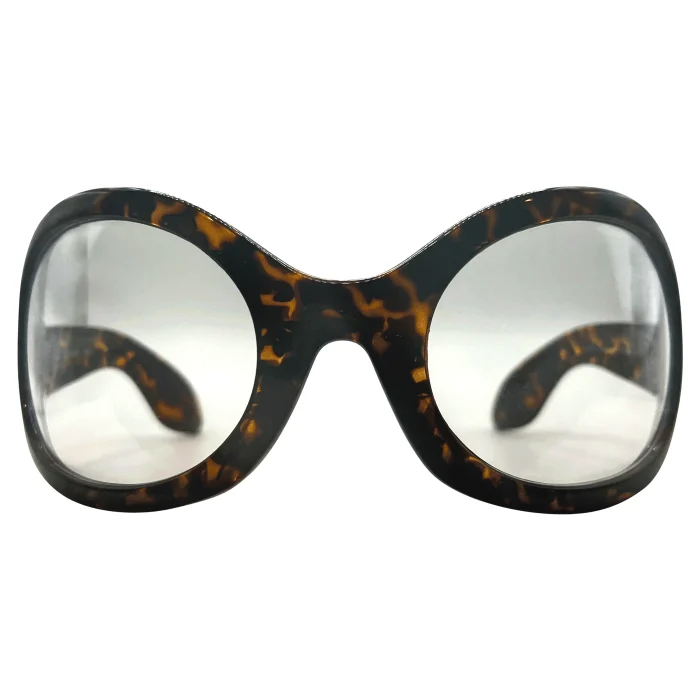 Stylish Oversized Blue Lens Sunglasses - Image 31