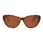 Stylish Tortoiseshell Sunglasses With Bamboo Temples - Image 2