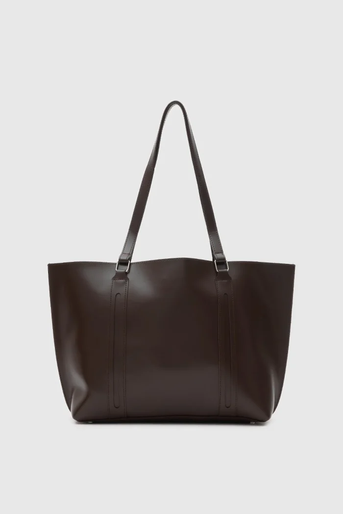 Elegant Brown Tote Bag - Image 1