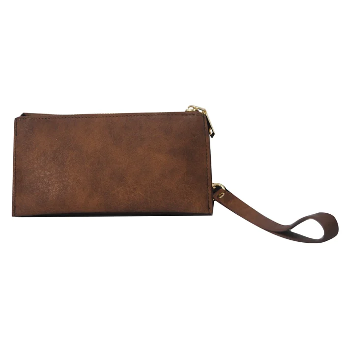 Vintage Leather Wristlet Wallet - Image 3