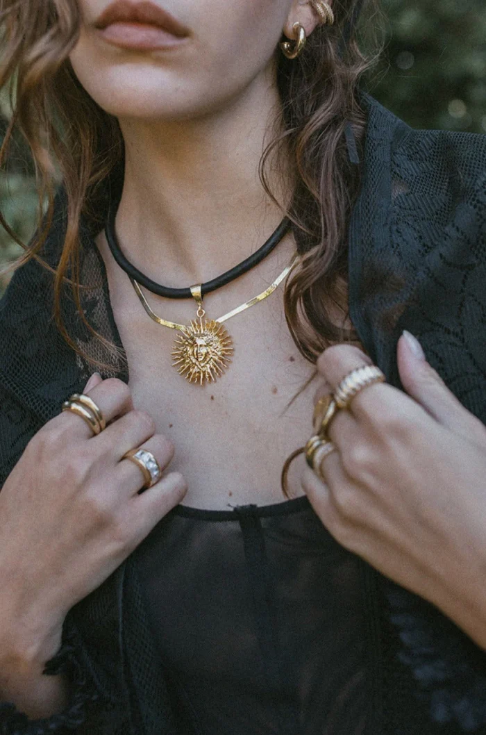 Radiant Sunburst Pendant Necklace - Image 6