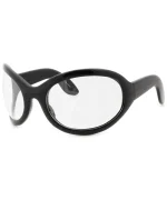 Stylish Oversized Blue Lens Sunglasses - Image 22