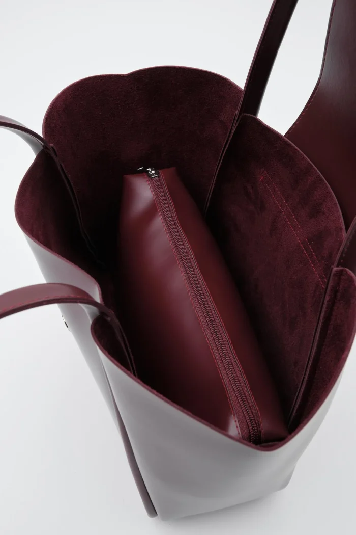 Elegant Maroon Handbag - Image 6