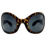 Stylish Oversized Blue Lens Sunglasses - Image 33