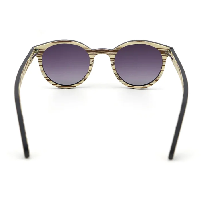 Stylish Wooden Frame Sunglasses - Image 3