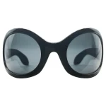 Stylish Oversized Blue Lens Sunglasses - Image 6