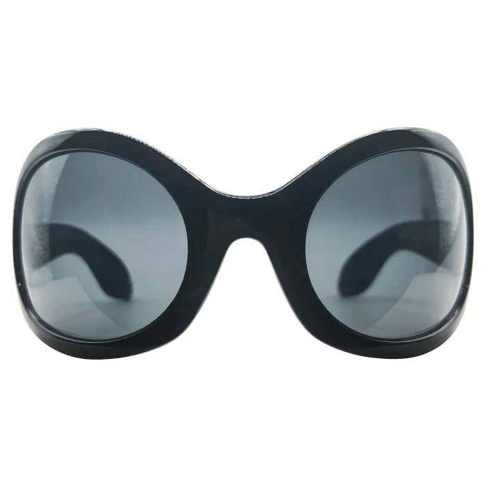 Stylish Oversized Blue Lens Sunglasses - Image 6
