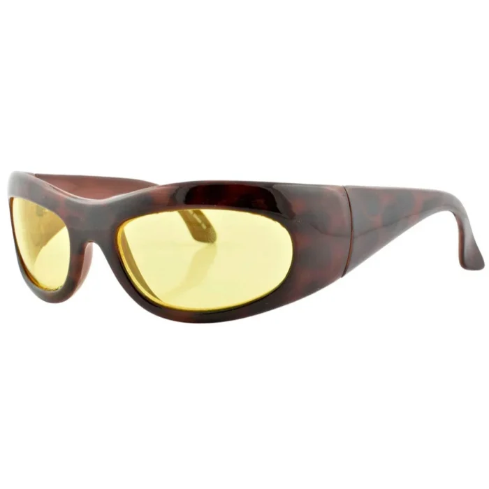 Retro Tortoiseshell Wraparound Sunglasses - Image 2
